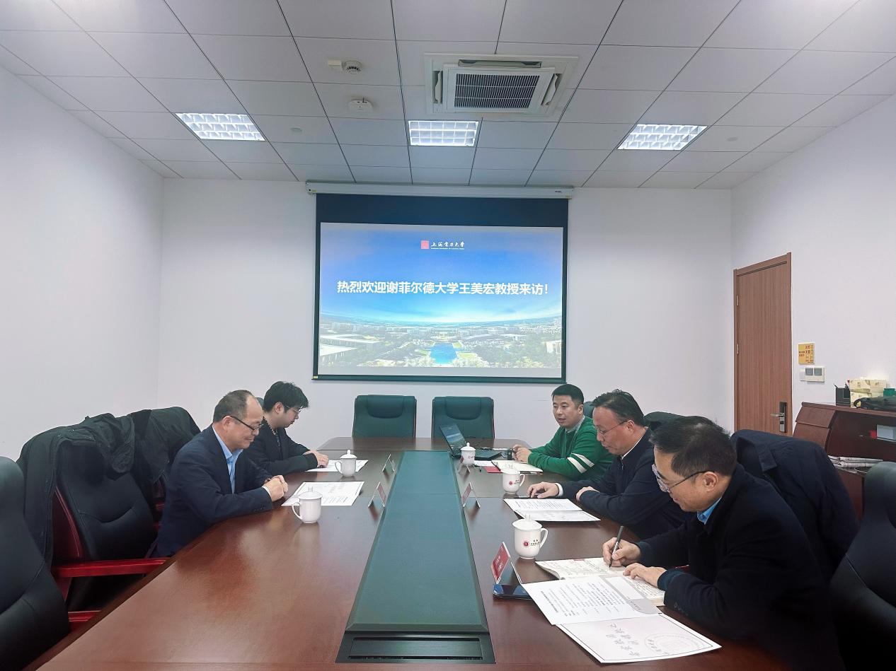 欧洲科学院院士王美宏教授来校洽谈合作并作专题讲座 欧洲科学院院士王美宏教授来校洽谈合作并作专题讲座